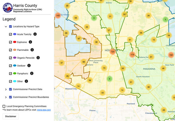 Community Right-to-Know (CRK) Registered Locations